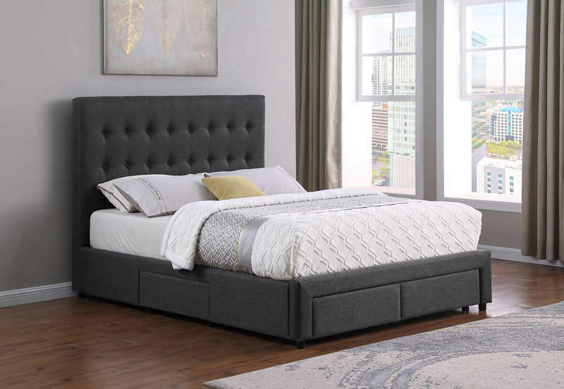 Beck King Storage Platform Bed