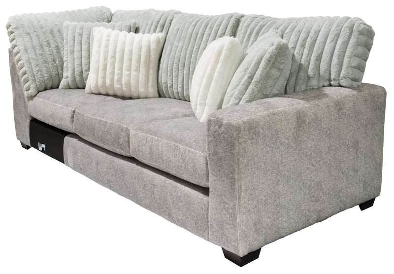 Koda 2-Piece Chenille Right-Facing Sectional - Plush Paloma
