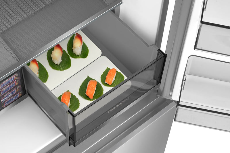 Hisense 36\" 22.5 Cu. Ft. Couter-Depth French 4-Door Refrigerator - Stainless Steel - RF225A3CSE
