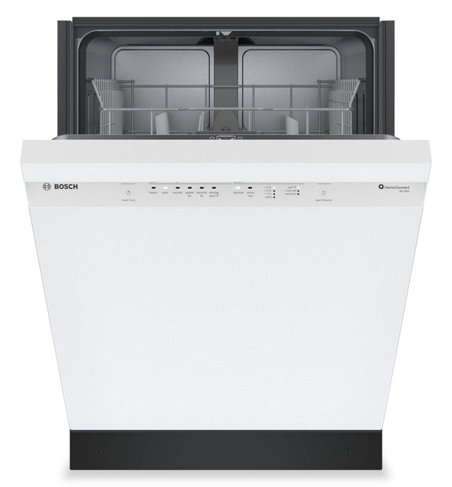Bosch 100 Series 24\" 48 dBA Smart Dishwasher with PrecisionWash® - White - SHE41CM2N 