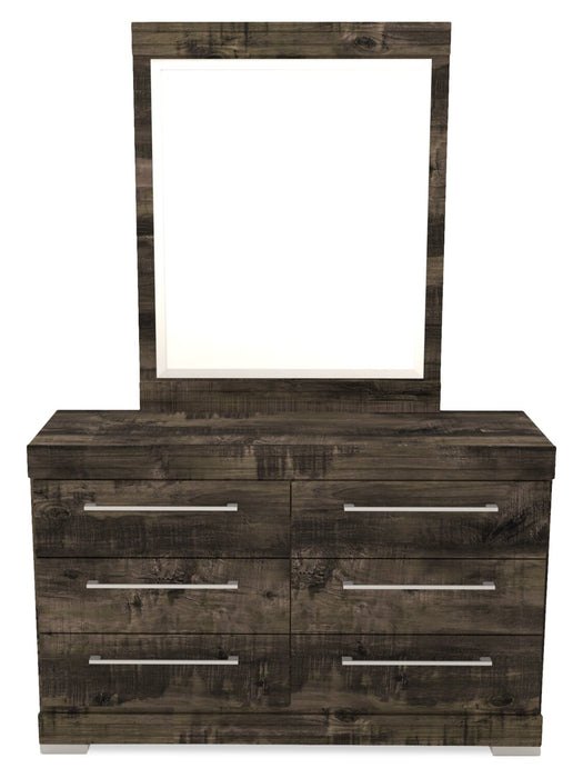 Riley 6-Piece Full Bedroom Set – Grey
