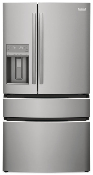 Frigidaire Gallery 36\" 21.5 Cu. Ft. Counter-Depth 4-Door French-Door Refrigerator - Smudge-Proof® … 