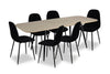 Joss 7-Piece Dining Set - Black