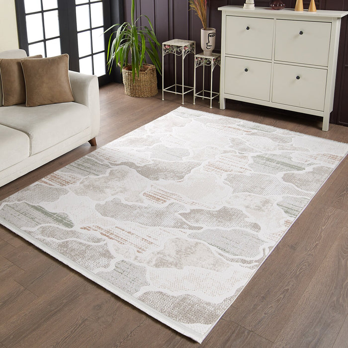 Cove Waves Multi-Colour Area Rug - 5'3\" x 7'7\"