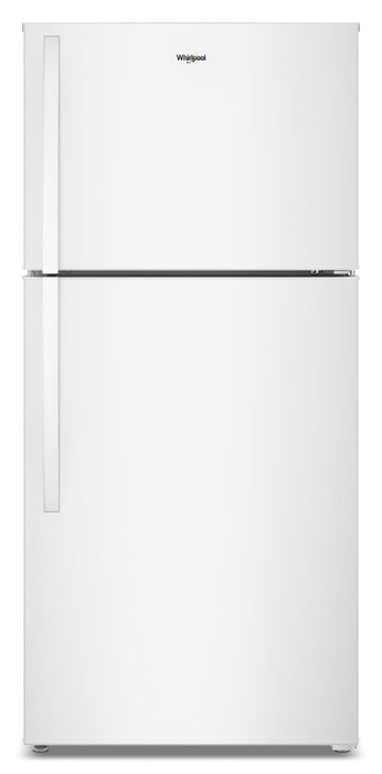 Whirlpool 29.5\" 19 Cu. Ft. Top Freezer Refrigerator with Total Coverage Cooling – White - WRTX7419SW