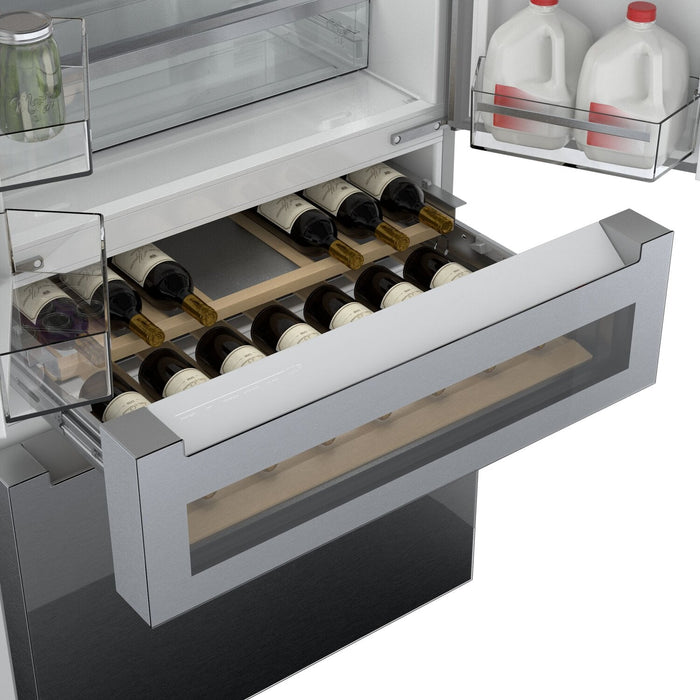 Bosch 20.5 Cu. Ft. French-Door Bottom Mount Refrigerator - B36CL81ENG 