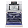 LG Studio 30\" 6.4 Cu. Ft. Electric Combination Wall Oven with True Convection - Essence White - WCES6428N