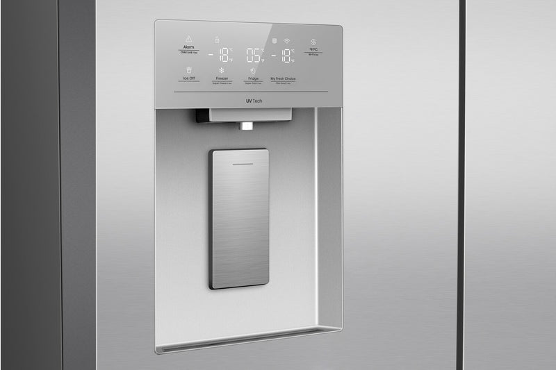 Hisense 36\" 22.5 Cu. Ft. Couter-Depth French 4-Door Refrigerator - Stainless Steel - RF225A3CSE