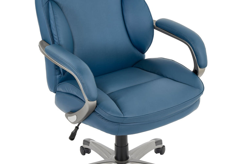 Sealy® Palisade 28\" Adjustable Ergonomic Office Chair - Blue