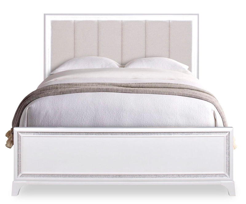 Halo 6-Piece King Bedroom Package - White