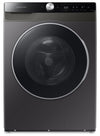 Samsung 24\" 2.9 Cu. Ft. Front-Load Steam Washer - Grey - Stackable - WW25B6900AX/AC 