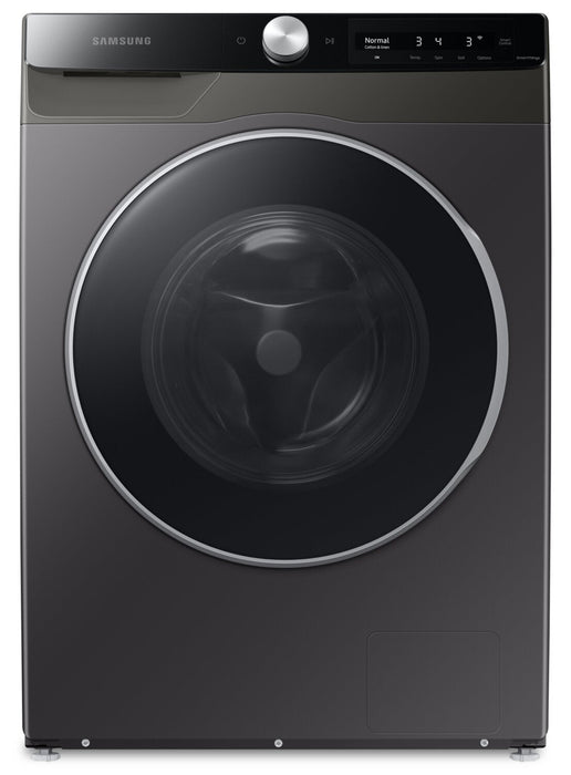 Samsung 24\" 2.9 Cu. Ft. Front-Load Steam Washer - Grey - Stackable - WW25B6900AX/AC 