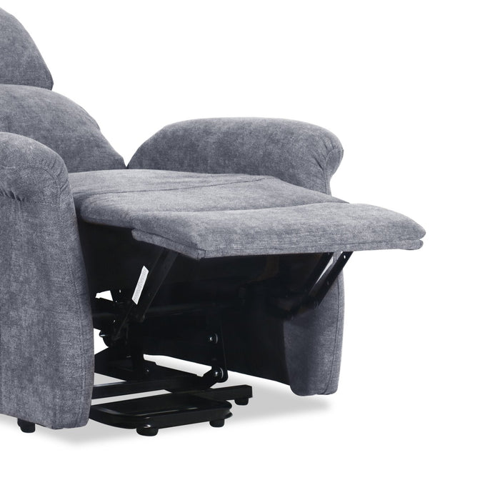 Ruben 32\" Chenille Fabric Power Lift Reclining Chair - Grey 