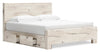 Derekson King Underbed Storage Bed - White