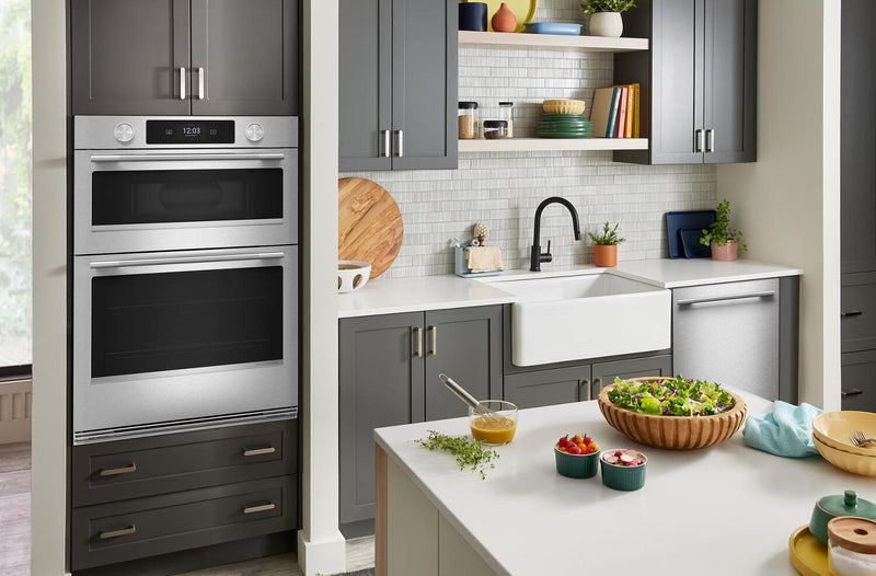 KitchenAid 30\" Smart Electric Combo Wall Oven - PrintShield<sup>™</sup> Stainless - KOEC730SPS