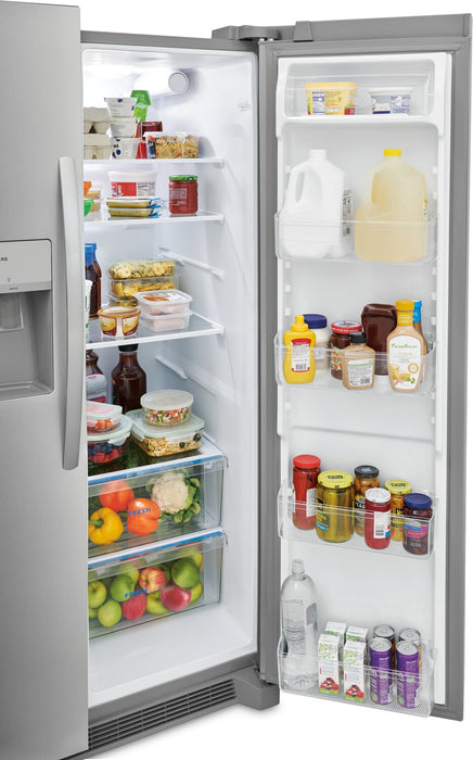 Frigidaire 36\" 25.6 Cu. Ft. Standard-Depth Side-by-Side Refrigerator - Stainless Steel - FRSS2623A… 