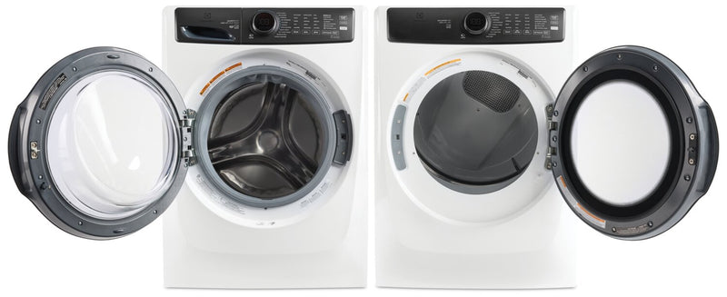 Electrolux 5.2 Cu. Ft. Perfect Steam™ Front-Load Washer and 8 Cu. Ft. Gas Dryer - White 