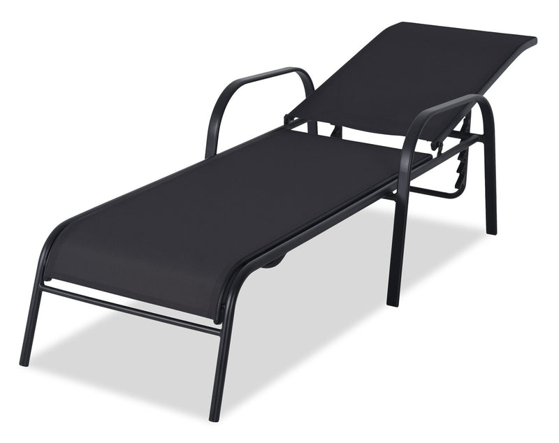 Tuscany Patio Lounger - Black