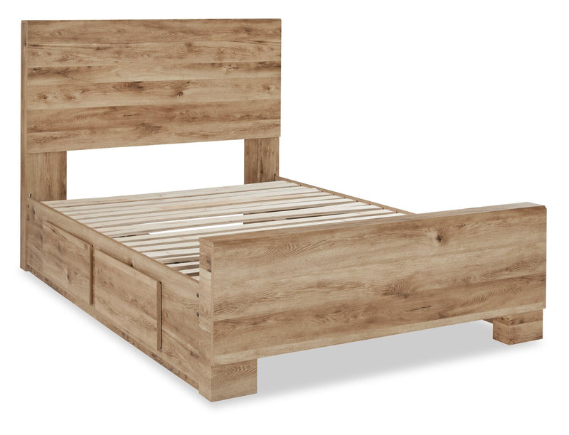 Derekson Full Underbed Storage Bed - Natural