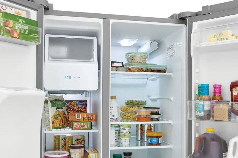 Frigidaire 36\" 25.6 Cu. Ft. Standard-Depth Side-by-Side Refrigerator - Stainless Steel - FRSS2623A… 