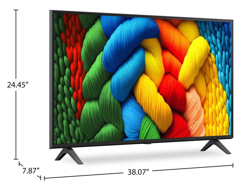 LG 43\" NanoCell AI NANO80 4K Smart TV (43NANO80AUA.ACC)