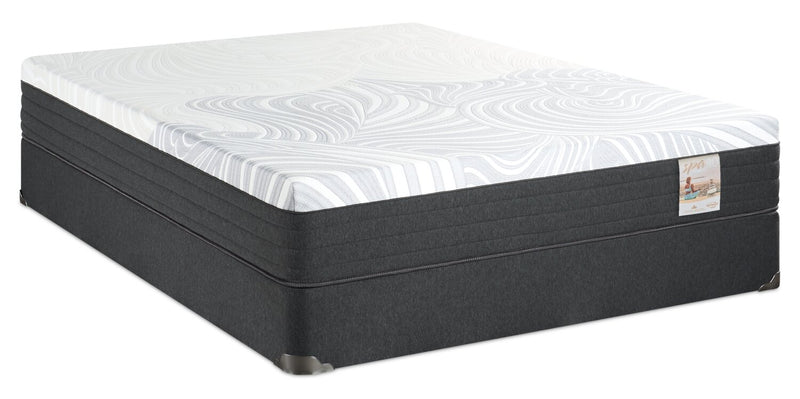 Springwall Spa 10 Firm Smooth Top Queen Mattress in a Box Set