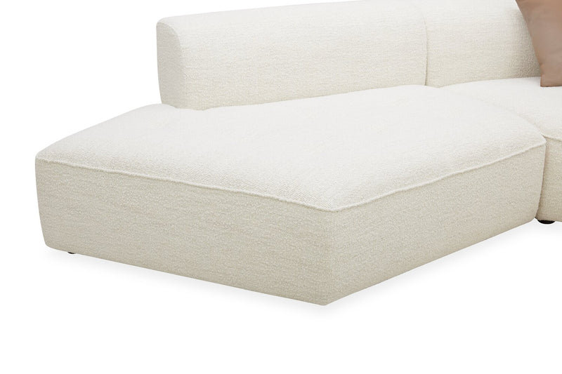 Tribeca 4-Piece Left-Facing Sectional - Pearl