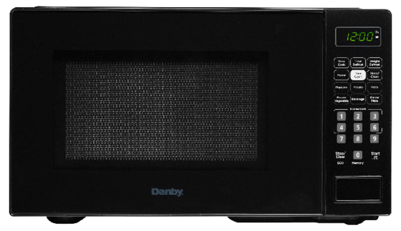 Danby 0.7 Cu. Ft. Countertop Microwave with Auto Defrost - Black - DBMW0721BBB