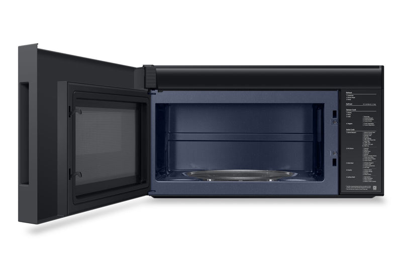 Samsung Bespoke 2.1 Cu. Ft. Over-the-Range Microwave with SmartThings Cooking - ME21DG6500SRAC