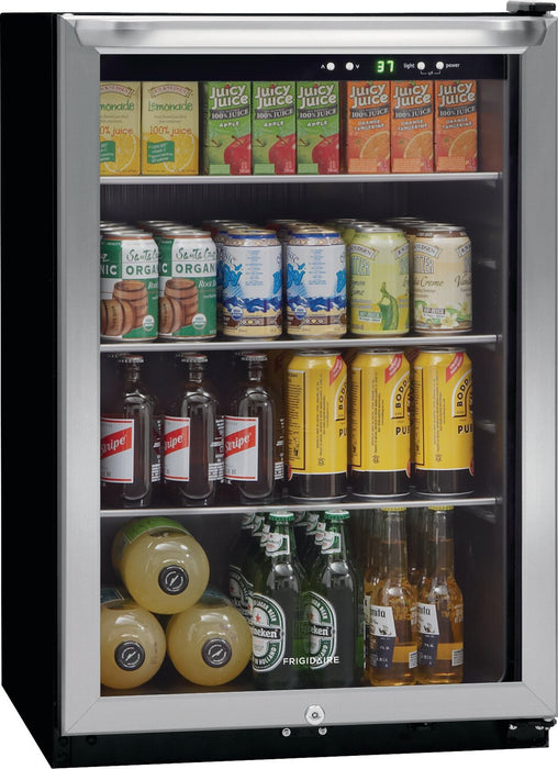 Frigidaire 21.5\" 4.6 Cu. Ft. 138 12 oz. Can Capacity Beverage Centre Refrigerator - Stainless Steel … 