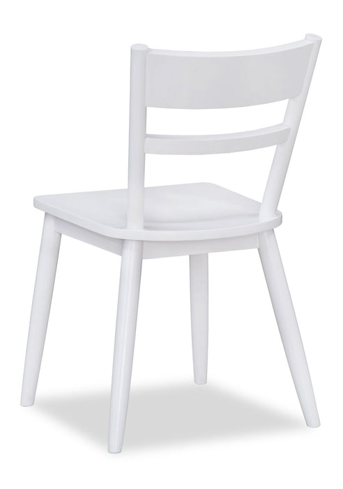 Remi Ladderback Dining Chair – White