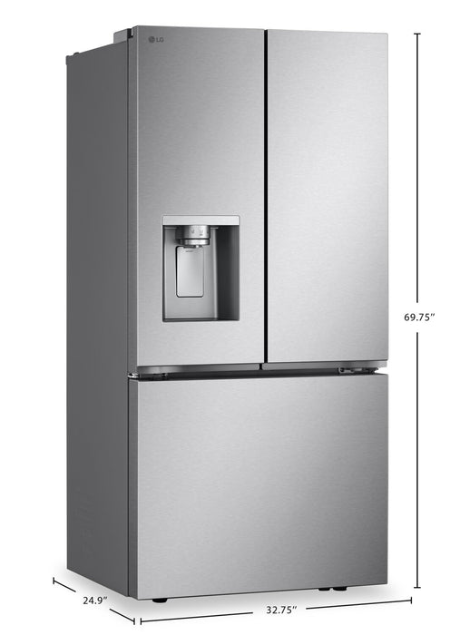 LG 20 Cu. Ft. Smart Counter-Depth MAX™ French-Door Refrigerator - LF20C6330S