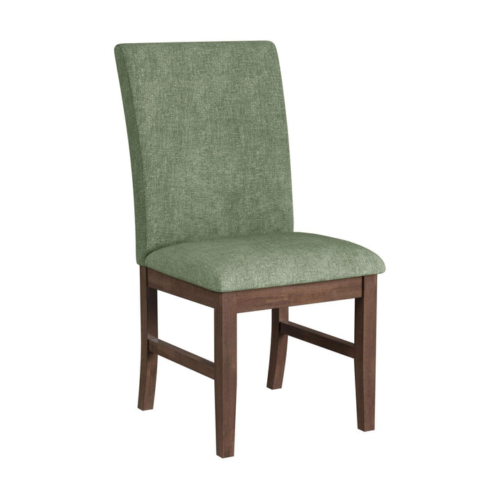 Rain 7-Piece Rectangle Dining Set - Green