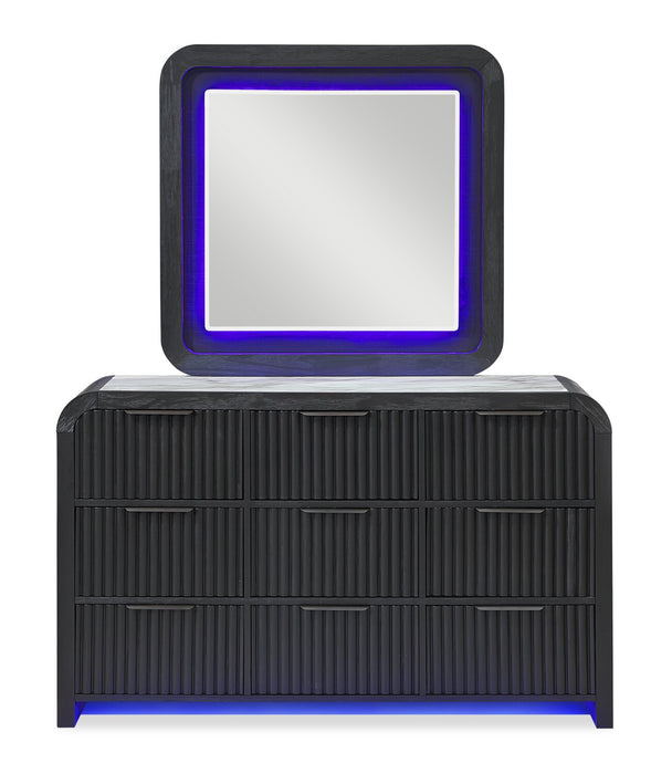Kaleo Mirror with LED Light