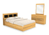 Riley 5-Piece Full Mates Bed with Headboard Bedroom Set – Natural