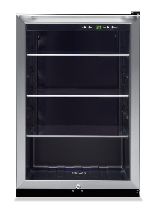 Frigidaire 21.5\" 4.6 Cu. Ft. 138 12 oz. Can Capacity Beverage Centre Refrigerator - Stainless Steel … 