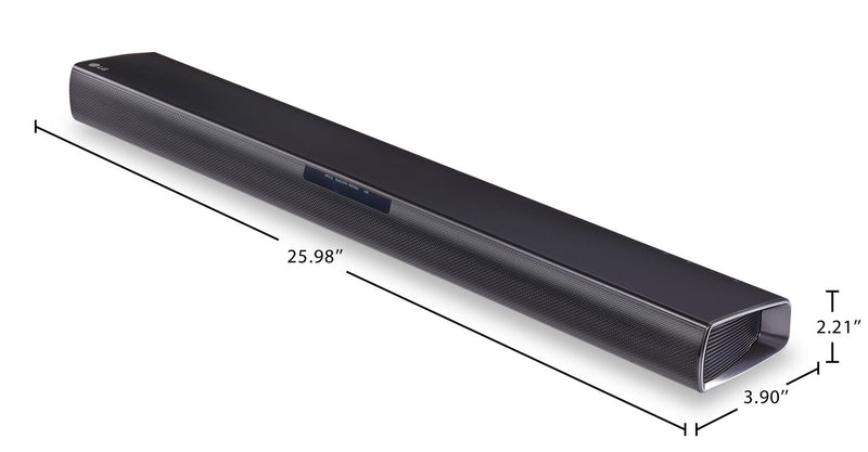 LG SQC1 3 Speaker 160 W 2.1-Channel Wireless Soundbar with Subwoofer and Bluetooth