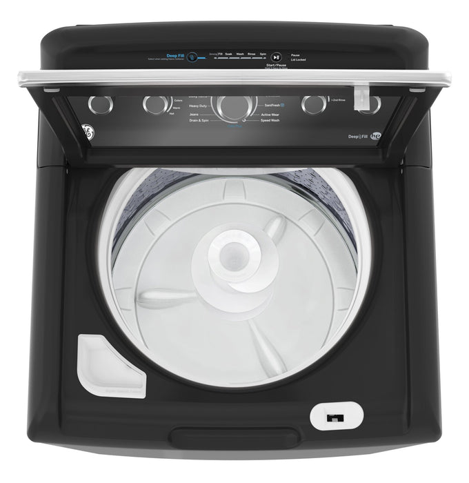 GE 4.9 Cu. Ft. Top Load Agitator Washer - Diamond Grey - GTW491BMRDG