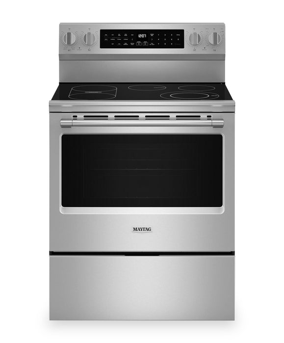 Maytag 5.3 Cu. Ft. Smart Electric Range with Air Fry and Indoor Grill - Stainless Steel - YMFES8030RZ