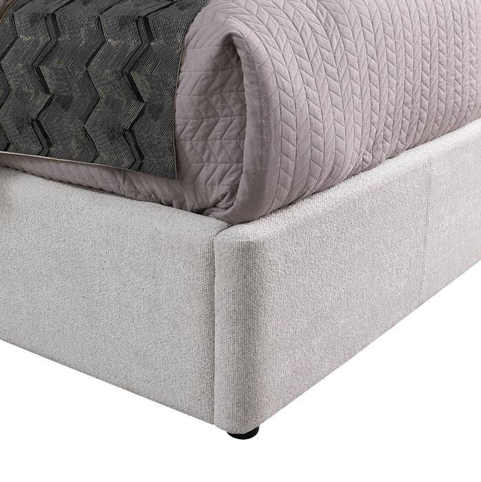 Nico Fabric Storage Queen Bed – Grey