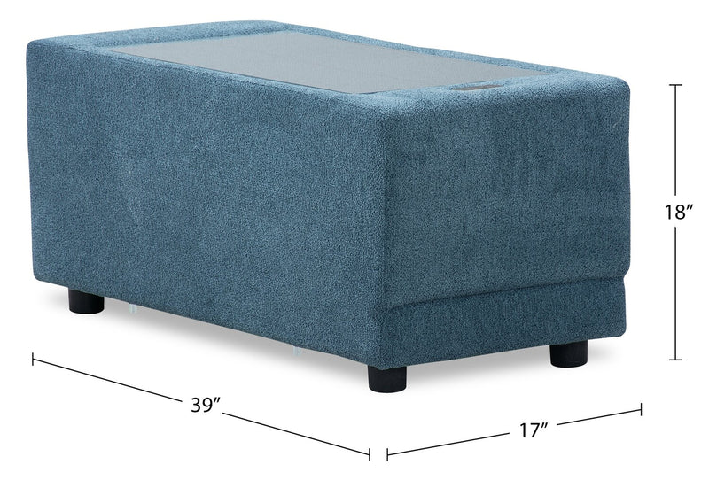 Voyage Modular Fabric Console – Blue