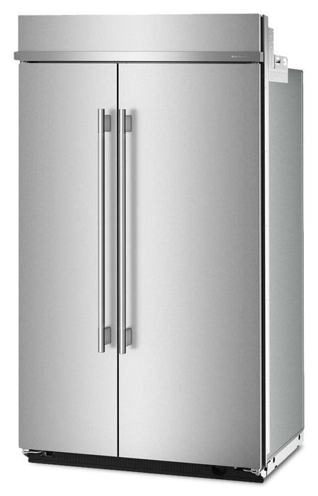 Kitchenaid 48\" 29.4 Cu. Ft. Built-In Side-by-Side Refrigerator – Stainless Steel - KBSD748SPS
