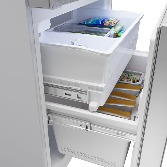 Bosch 100 Series 33\" 17.2 Cu. Ft. Counter-Depth 2-Door Refrigerator - Stainless Steel - B36FD52SNS
