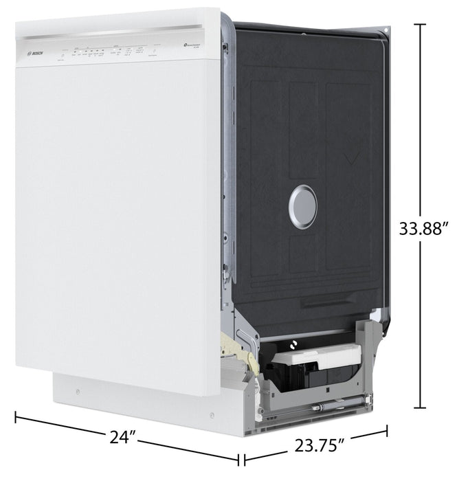 Bosch 300 Series Smart Dishwasher with PureDry® and Third Rack - SHE53C82N 