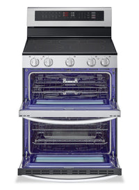 LG 7.3 Cu. Ft. Smart Double Oven Electric Range with ProBake Convection® - Stainless Steel - LDEL7324SE 