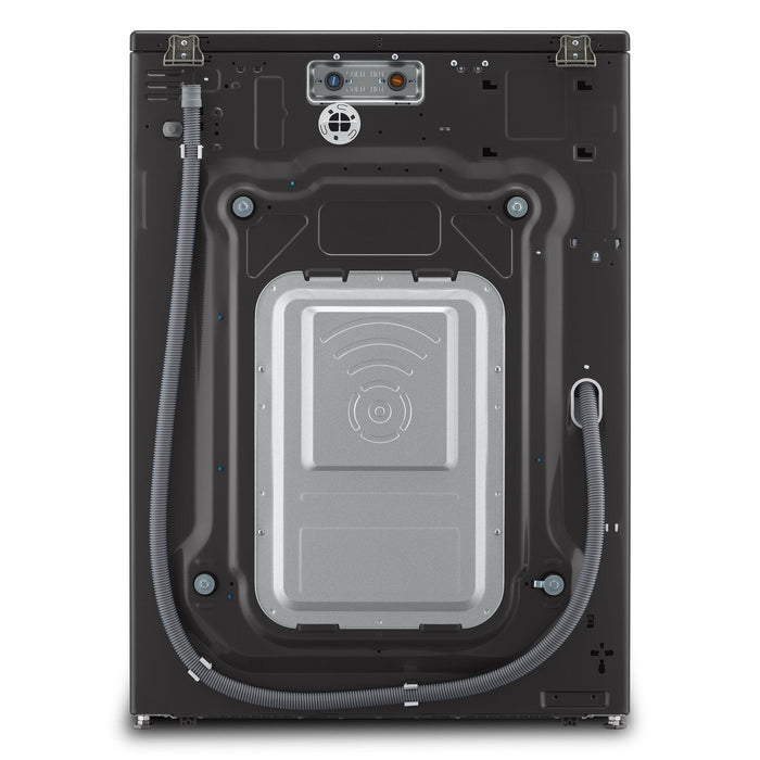 LG 6 Cu. Ft. Smart Front-Load High-Efficiency Steam Washer - Black Steel - Stackable - WM8900HBA 