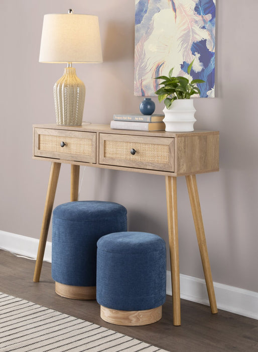 Willa Rockwell 23\" Contemporary Ceramic Table Lamp in Cuban Sand Ceramic, Polished Nickel and Natural Linen Shade 