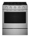 KitchenAid 30\" 5.0 Cu. Ft. Slide-in Gas Range - Fingerprint Resistant Stainless Steel - KSGS530SPS