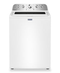 Maytag 5.5 Cu Ft. Top Load Agitator Washer with Pet Pro Option – White - MTW5605RW