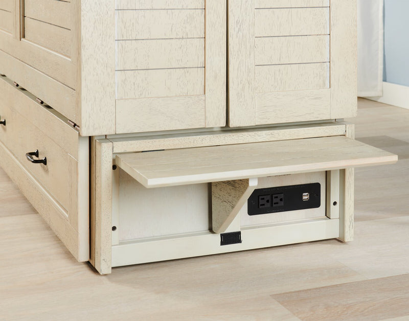 Parker Cabinet Bed - White